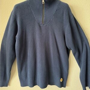 HILFIGER DENIM RED LABEL Men's Blue Sweater Size Large